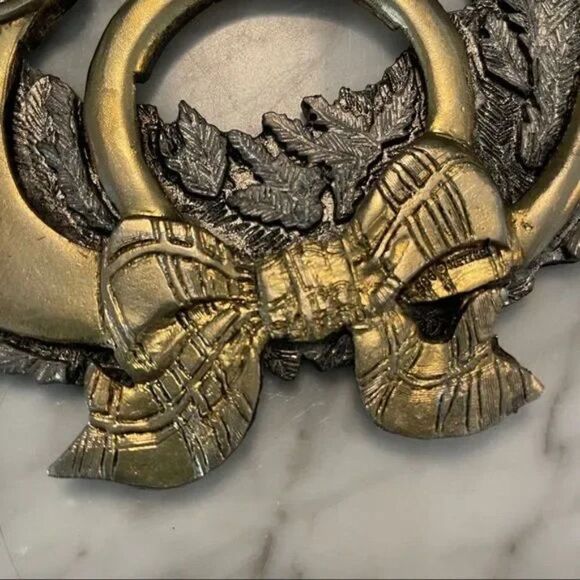 Handmade Metal Christmas Wreath - Picture 3 of 6